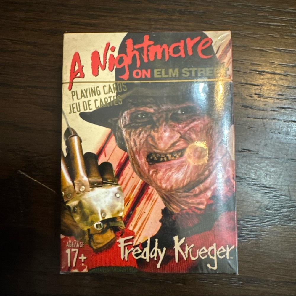 Nightmare On Elm Street Freddy Horror Playing Cards New Sealed 54 Cards - Picture 1 of 3